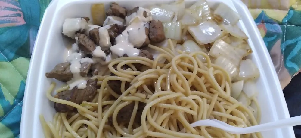 Hibachi Steak and Lo Mein